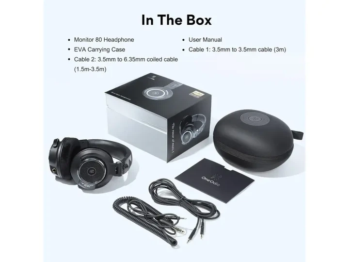 Навушники з мікрофоном OneOdio Monitor 80 Black - изображение 9