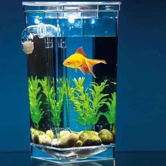 Аквариум для рыбок с системой самоочистки и светодиодной подсветкой fish tank HA-149 - изображение 8