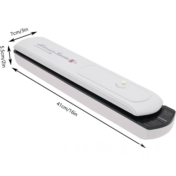 Вакуумный упаковщик Vacuum Sealer S для продуктов 90Вт, 28 см, белый - изображение 6