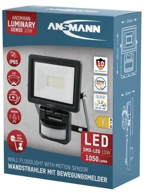 Reflektor Ansmann WFL10W-S 1600-0621 10 W Czarny (4013674201716) - obraz 6