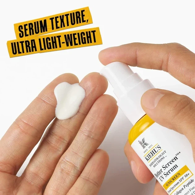 Kiehl's Better Screen UV Serum SPF 50+ Солнцезащитная сыворотка для лица с коллагеновым пептидом - изображение 5