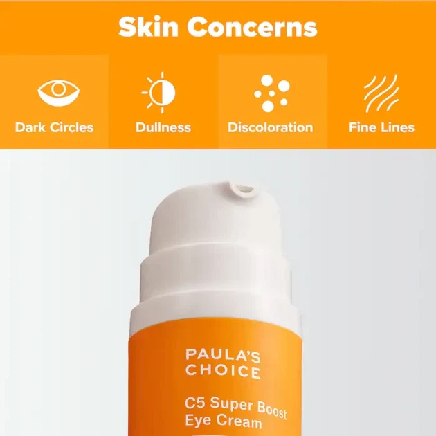 Крем для кожи вокруг глаз Paula's Choice C5 Super Boost Vitamin C Eye Cream for Brightening & Firming - Фото 5 Крем для кожи вокруг глаз Paula's Choice C5 Super Boost Vitamin C Eye Cream for Brightening & Firming - изображение 5