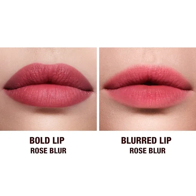 Рідка помада для губ Charlotte Tilbury Airbrush Flawless Matte Lip Blur Liquid Lipstick Rose Blur 6.8 ml - зображення 4