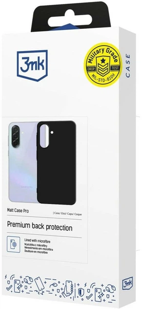 Чохол 3MK Matt Case Pro для Samsung Galaxy A37 Black (5903108741774) - зображення 6
