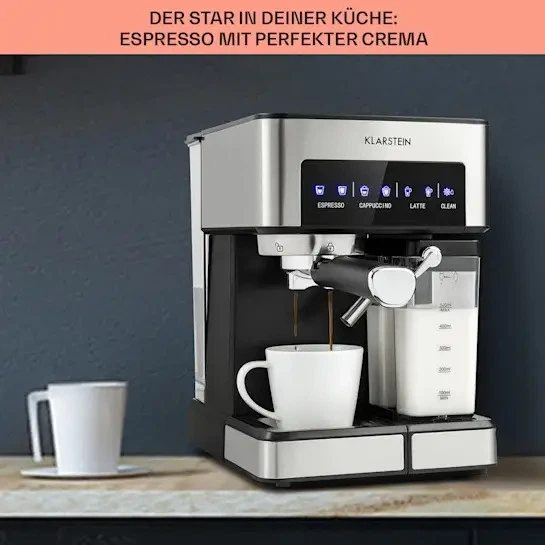 Кофеварка KLARSTEIN Arabica Comfort 1350 W 20 бар (10035655) - изображение 7
