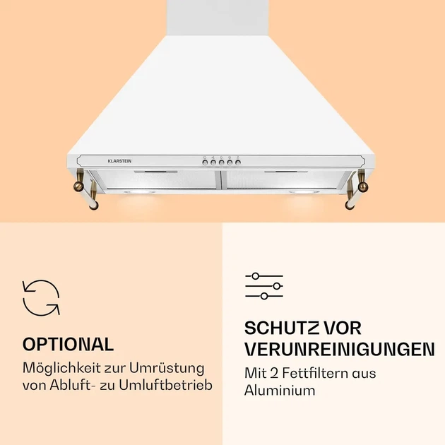Вытяжка Klarstein Victoria 60 644,5 м³/час (10036449) - изображение 4