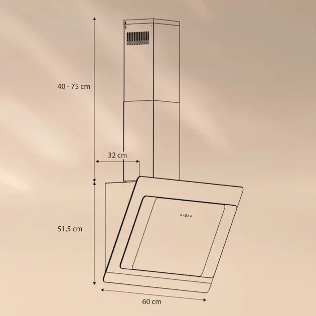Вытяжка Klarstein Aurora Eco 550 м³/час (10039928) - изображение 2