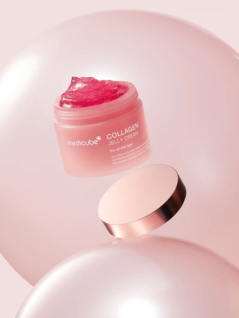 Увлажняющий крем гель-желе с коллагеном Medicube Collagen Jelly Cream, 110 мл - Фото 6 Увлажняющий крем гель-желе с коллагеном Medicube Collagen Jelly Cream, 110 мл - изображение 6