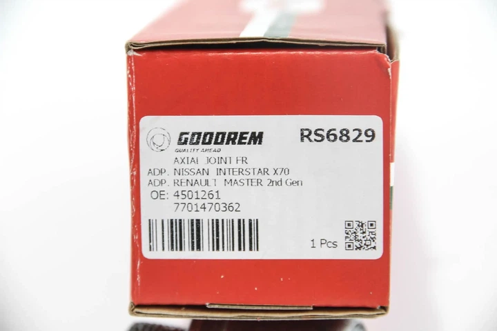 Тяга рульова Master/Movano 98-10 GOODREM RS6829 Opel Movano; Renault Master 4501261, 7701470362, 4852100QAF - изображение 4