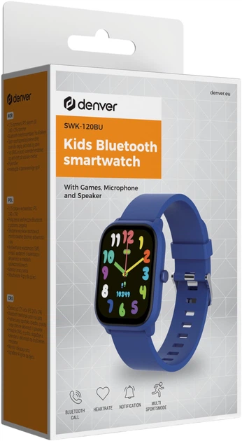 Smartwatch dla dzieci Denver SWK-120BU Blue - obraz 7