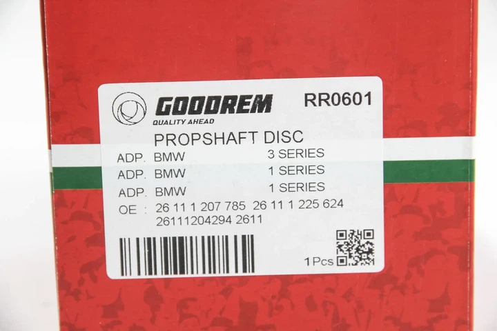 Балансир кардана BMW 1(E81)/1(E87)/3(E21)/3(E30)/3(E36) 90-12 передн/задн GOODREM RR0601 BMW 3 Series, 5 Series, 1 Series, X1 26111204294, 26111207785, 26111225624 - изображение 4