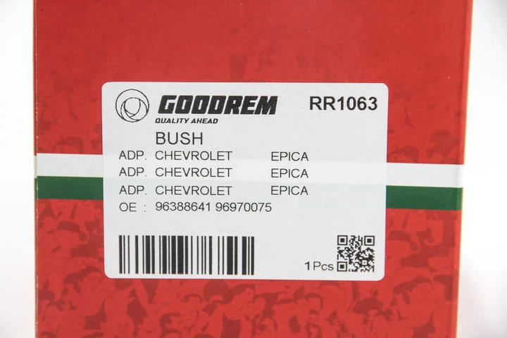 Сайлентблок переднього важеля CHEVROLET Epica/ Evanda 06- Пр. GOODREM RR1063 Chevrolet Epica, Evanda 96970075, 96388641 - Фото 4 Сайлентблок переднього важеля CHEVROLET Epica/ Evanda 06- Пр. GOODREM RR1063 Chevrolet Epica, Evanda 96970075, 96388641 - изображение 4