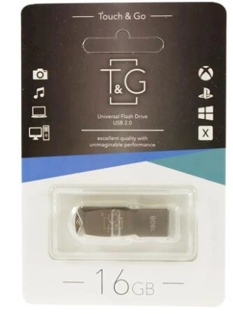 Флеш память/флеш накопитель USB 16GB T&G метал 117 серый - изображение 2