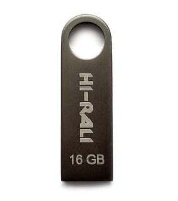 Флешка USB 16GB Hi-Rali Shuttle черный - Фото 1 Флешка USB 16GB Hi-Rali Shuttle черный - изображение 1