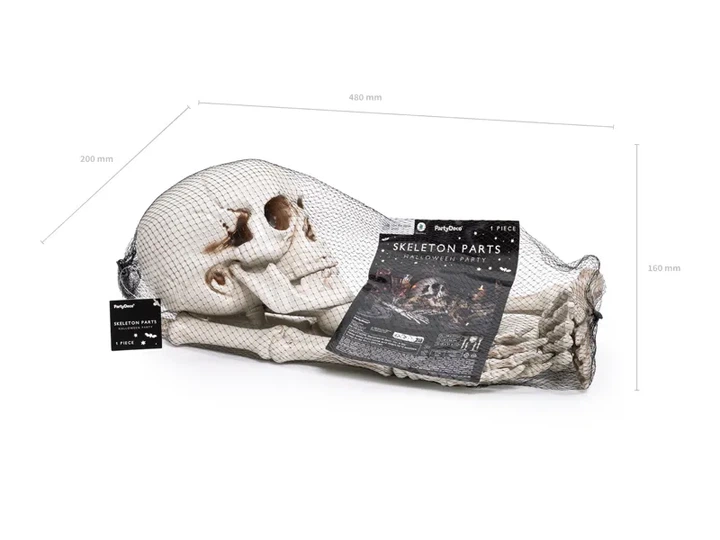 Набір декорацій PartyDeco Скелет 5 елементів (HDD6) (5904555044906) - зображення 2