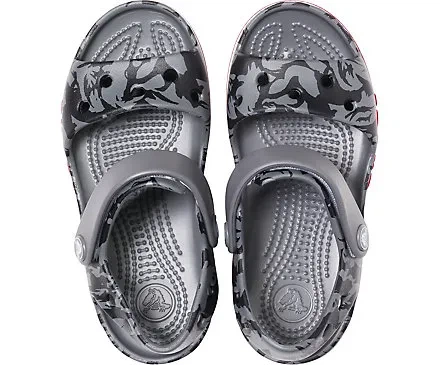 Крокси сандалі Crocs Bayaband Printed Sandal Slate Grey 25-26 сірі - Фото 4 Крокси сандалі Crocs Bayaband Printed Sandal Slate Grey 25-26 сірі - изображение 4