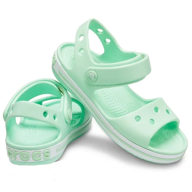 Крокси босоніжки Crocs Crocband Sandal Neon Mint 24 мятні - Фото 3 Крокси босоніжки Crocs Crocband Sandal Neon Mint 24 мятні - изображение 3