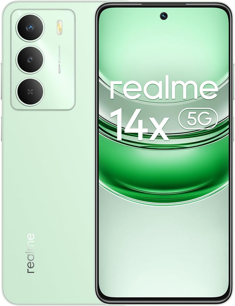 realme 14X グリーン 8GB+256GB SIM FREE Смартфон realme 14x 5G 8/256GB Peridot Green - Экран 120 Гц
