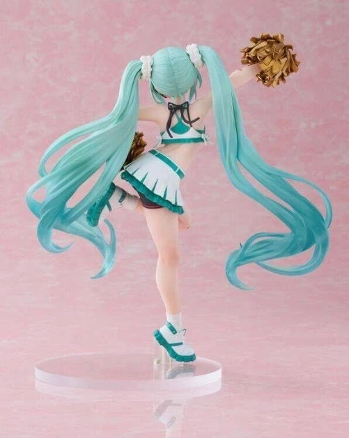 Фигурка Хацуне Мику – Hatsune Miku, Cheerleader Ver. Vocaloid, Вокалоиды | Коллекционная модель 17 см от Taito - изображение 3