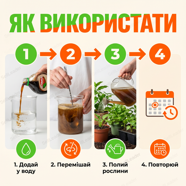 Удобрение органическое "Stimul Natural" 310мл универсальное жидкое для всех видов рассады овощей и цветов - изображение 8
