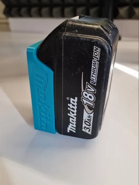 Настінні тримачі для аккумуляторів,Makita 3Д друк - Фото 2 Настінні тримачі для аккумуляторів,Makita 3Д друк - зображення 2