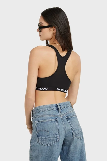 Жіночий чорний топ Bralette G-Star RAW L D23776, D516 - зображення 3
