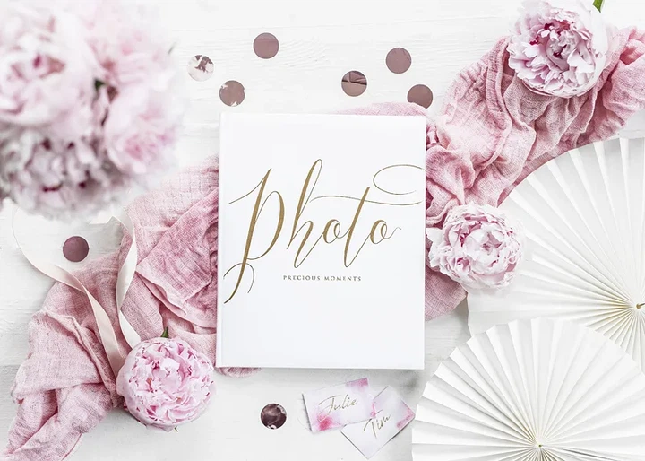 Фотоальбом PartyDeco Precious Moments 20 x 24,5 см 22 сторінки Білий (AZ2-008) (5902230789050) - зображення 6
