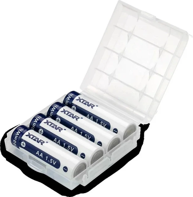 Акумулятор XTAR Li-ion R06/AA 1.5 V / 2000 mAh із захистом 4 шт (6977699220009) - зображення 2