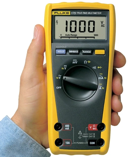Мультиметр Fluke 175 TRMS Желтый Б/В - изображение 4