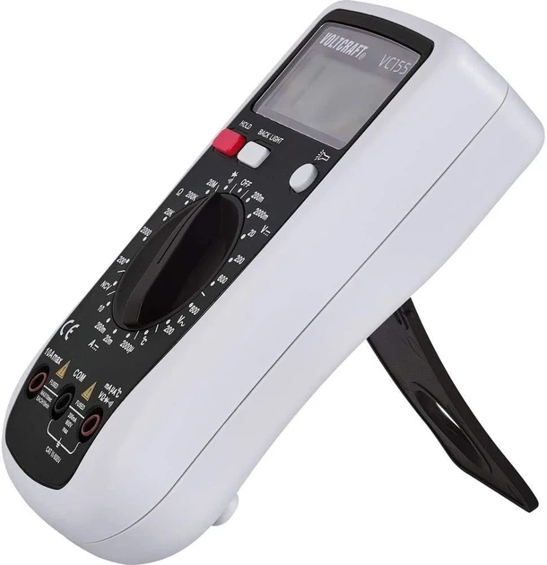 Цифровой мультиметр Voltcraft VC155 / CAT III 600В / NCV / Hold / Подсветка дисплея / Черный-Серый Б/В - Фото 3 Цифровой мультиметр Voltcraft VC155 / CAT III 600В / NCV / Hold / Подсветка дисплея / Черный-Серый Б/В - изображение 3