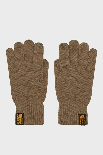 Чоловічі коричневі рукавички Effo Gloves G-Star L D25334,C754 - Фото 1 Чоловічі коричневі рукавички Effo Gloves G-Star L D25334,C754 - изображение 1