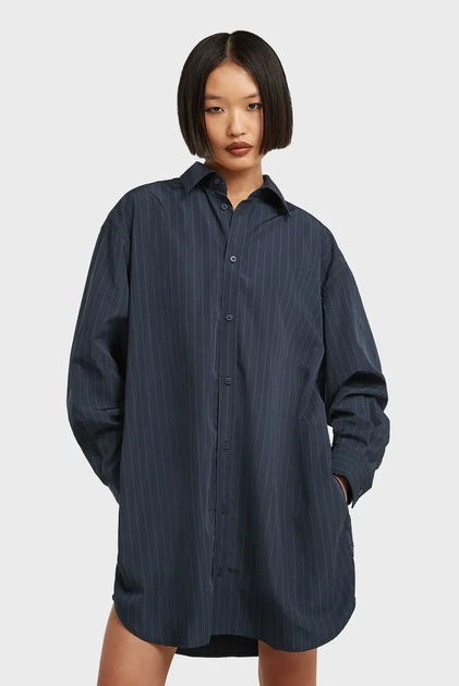 Жіноче темно-синє плаття біля смужку G-Star RAW L D26979,E084 - зображення 2