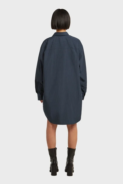 Жіноче темно-синє плаття біля смужку G-Star RAW L D26979,E084 - зображення 3
