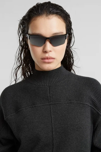 Жіночий темно-сірий светр Boxy mock jumper wmn G-Star RAW XS D25218,D771 - изображение 4