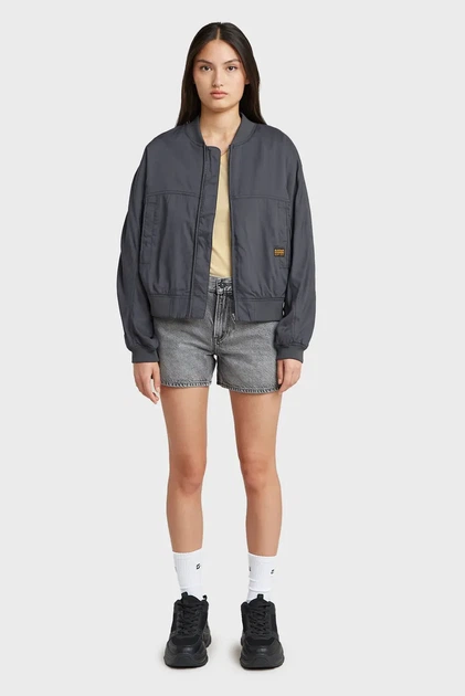 Жіночий темно-сірий бомбер Summer G-Star RAW M D26004, D923 - Фото 2 Жіночий темно-сірий бомбер Summer G-Star RAW M D26004, D923 - зображення 2