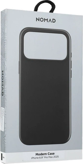 Etui Nomad Modern Case Magsafe na iPhone 17 Pro Max Czarne (856504011987) - obraz 3