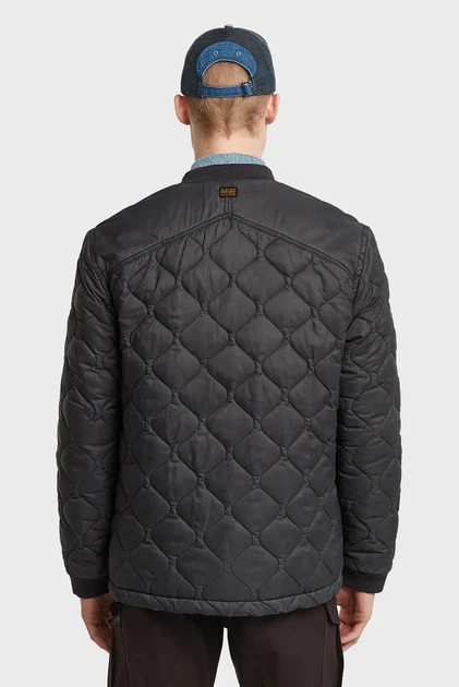 Чоловічий темно-сірий бомбер LW Quilted pdd jkt overdyed G-Star RAW M D26878,E063 - Фото 3 Чоловічий темно-сірий бомбер LW Quilted pdd jkt overdyed G-Star RAW M D26878,E063 - зображення 3