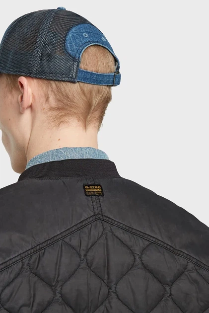 Чоловічий темно-сірий бомбер LW Quilted pdd jkt overdyed G-Star RAW M D26878,E063 - Фото 5 Чоловічий темно-сірий бомбер LW Quilted pdd jkt overdyed G-Star RAW M D26878,E063 - зображення 5