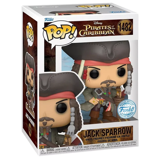Фигурка Funko POP! Пираты Карибского моря Джек Спарроу (81940) - изображение 3