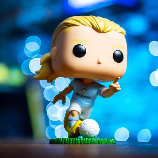 Фігурка Funko POP! Манчестер Сіті Ерлінг Холанд (75113) - Фото 5 Фігурка Funko POP! Манчестер Сіті Ерлінг Холанд (75113) - зображення 5