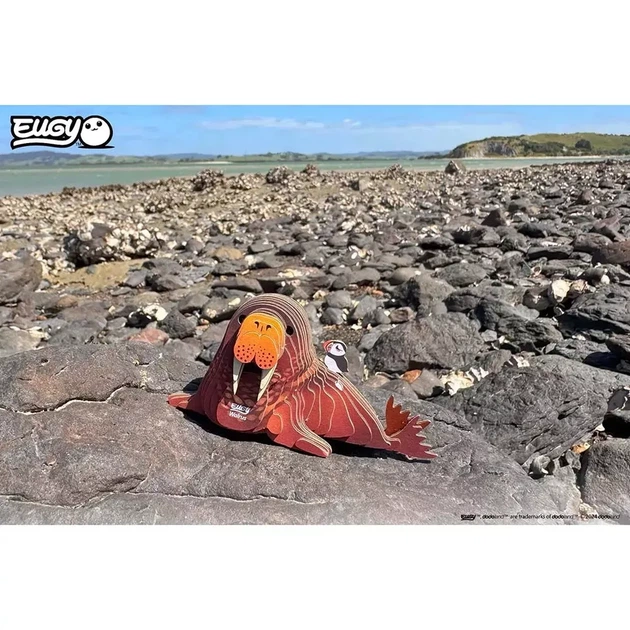 Збірна 3D модель Eugy Зоопарк Морж (XEG-107) - Фото 10 Збірна 3D модель Eugy Зоопарк Морж (XEG-107) - зображення 10
