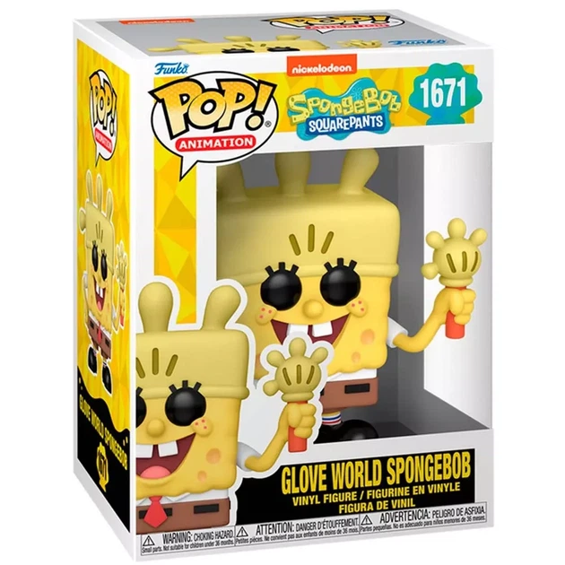 Фигурка Funko POP! Губка Боб Квадратные Брюки с перчаткой (75734) - Фото 3 Фигурка Funko POP! Губка Боб Квадратные Брюки с перчаткой (75734) - изображение 3