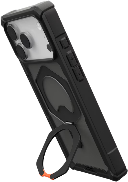 Панель Urban Armor Gear Plasma XTE MagSafe для Apple iPhone 17 Pro Max Black/Orange (840283922534) - зображення 2