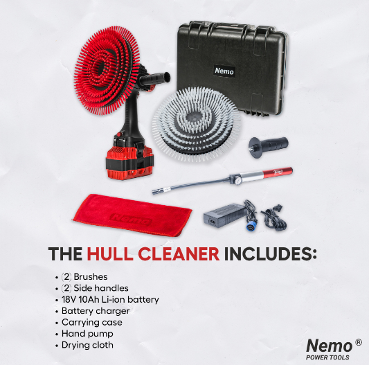 Акумуляторний очисник корпусів суден Nemo Hull Cleaner Electric Brush - Фото 6 Акумуляторний очисник корпусів суден Nemo Hull Cleaner Electric Brush - изображение 6