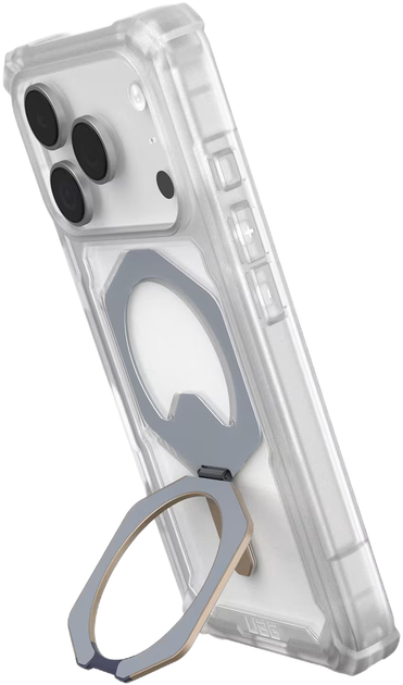 Панель Urban Armor Gear Plasma XTE MagSafe для Apple iPhone 17 Pro Clear/Titanium (840283922503) - зображення 2