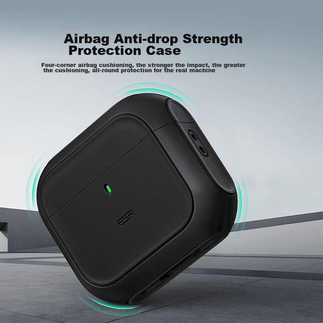 Чехол ESR для AirPods 4 защитный MagSafe, черный - Фото 9 Чехол ESR для AirPods 4 защитный MagSafe, черный - изображение 9