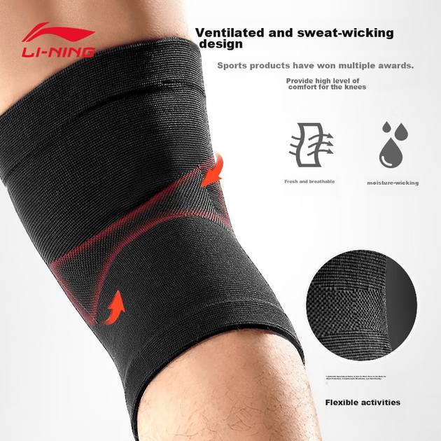 Наколенник Li-Ning для мениска спортивный, для похода и бадминтона - изображение 8