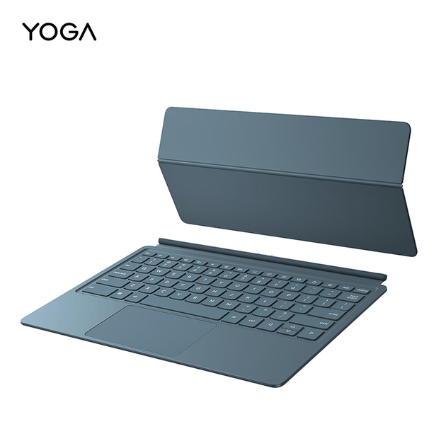 Магнітна клавіатура та підставка Lenovo YOGA Pad Pro, зручна та міцна, кріплення одним дотиком, регулювання під різними кутами, багатофункціональні клавіші, кілька комбінацій швидких клавіш, колір Misty Blue - изображение 4