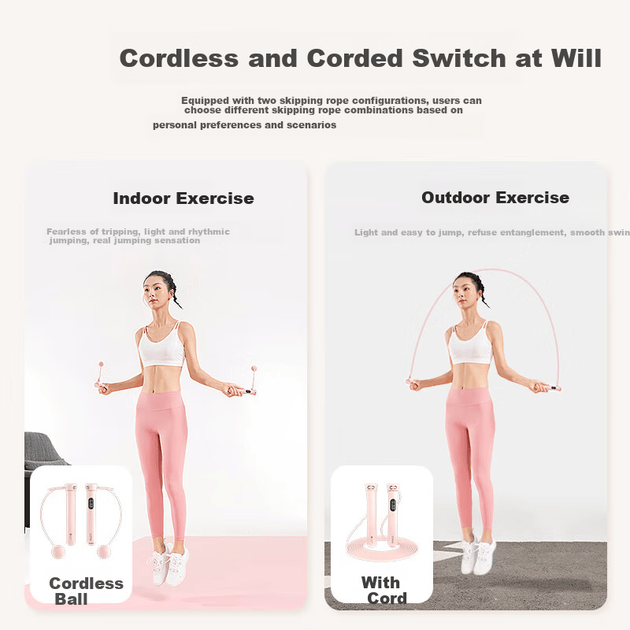 Беспроводная скакалка Huawei Zhixuan Wolei Intelligent Counting Jump Rope S2 для взрослых, аэробных тренировок, сжигания жира, а также для соревнований. - Фото 7 Беспроводная скакалка Huawei Zhixuan Wolei Intelligent Counting Jump Rope S2 для взрослых, аэробных тренировок, сжигания жира, а также для соревнований. - изображение 7