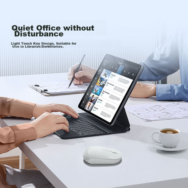 Миша HP M241 Wireless Pearl Blue - зображення 5
